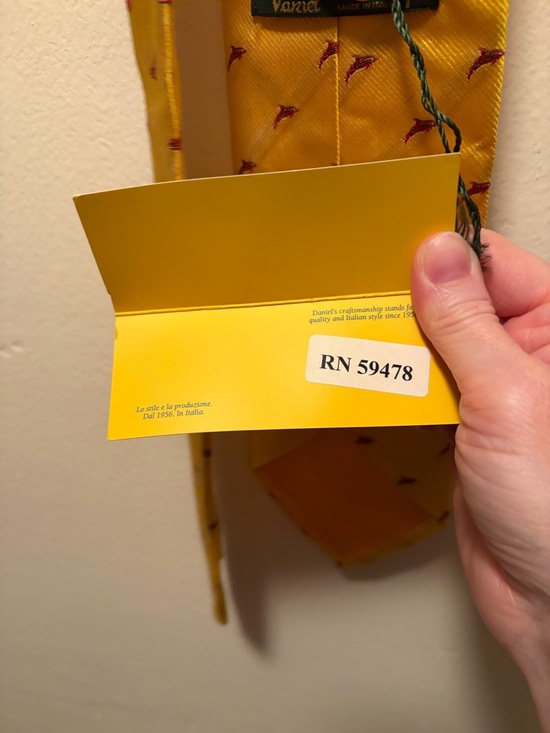 NWT Daniel Milano Dolphin Tie - Picture 4 of 8